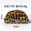 Pinza para el Cabello Estilo Francés con Estampado de Leopardo para Mujer, Pasador de Acetato de Alta Gama para Peinados Semirecogidos, Pinza Pequeña para Moños, Pinza de Tiburón, Accesorio para el Cabello de Lujo Ligero
