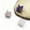 Fabricante Personalizado Quartzo Rosa Natural Aventurina Verde Cubo Merkaba Satélite Pedra Olho de Tigre Ornamentos Pedra Crua