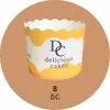 Outlet de Fábrica Produção Forminhas de Bolo Resistentes a Altas Temperaturas à Prova de Óleo Mafen Cup Copo Pequeno Feito à Máquina Cartão Branco Redondo Papel Manteiga