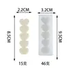 Molde de silicona de 5 piezas con forma de corazón de espino confitado 3D estilo Ins, herramienta para velas de aromaterapia DIY, molde para piedra difusora