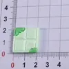 Patches de brinquedo de chocolate quadrados de desenho animado para capas de celular DIY feitas à mão, chaveiros, pingentes e pequenos enfeites de resina atacado