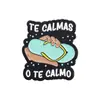 Insignia de letra de dibujos animados