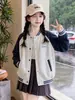 Ropa exterior de primavera y otoño para niñas, nueva y elegante ropa de otoño para niños 2026, chaqueta de béisbol informal para niños mayores