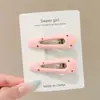Pinza para el pelo estilo coreano de lunares con forma de gota de agua y pico de pato, pinza lateral para flequillo y cabello suelto, pequeño accesorio para el cabello, pasador para mujer