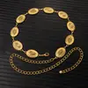 Cadena de Cintura Elegante de Metal con Girasol para Mujer de Comercio Exterior, Accesorio de Cintura Ajustable para Vestido, Cinturón de Cadena Multicapa de Gama Alta