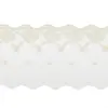 227305 Tecido Tencel com bordado de renda, renda de malha perfurada, renda decorativa para bainhas de roupas femininas e infantis