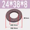 Retentor de óleo com esqueleto FKM conjunto completo de tamanhos FKM 17-27mm retentor de água para perfuratriz de água retentor de óleo resistente a altas temperaturas anel de vedação