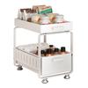 XYT Kitchen Sink Storage Rack Double-Layer Gaveta Armazenamento Rack Gabinete Pratos Caseiros Armazenamento Multi-Função