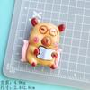 Novos Acessórios de Resina de Ursinho Fofo de Desenho Animado Cola Cremosa DIY Capa de Celular Chaveiro Copo de Água Fivela de Sapato Adesivo Decorativo
