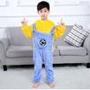 Otoño e Invierno Ciervo Verde Tiburón Verde Serpiente Unisex Infantil Dibujos Animados Muñeco de Nieve Xuebao Siemian Pijamas Franela Ropa de Casa