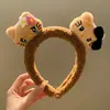 Gatinho Fofo Molho ~ Orelhas de Gato Preto Pelo de Leopardo Aro de Cabelo de Pelúcia Faixa para Lavar o Rosto Maquiagem Faixa de Cabelo Acessórios de Cabelo Desenho Animado