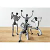 Adorno de muñeca robot articulada material Yushu Gala de Año Nuevo Chino Robot Wu BOT juguete de plástico PLA impresión 3D