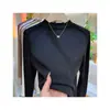 Design Novo 2025 Liso Quente Cor Sólida Lã Grossa Espinha de Peixe Slim Base Manga Longa Top