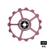 Rueda Guía de Cambio Trasero para Bicicleta de Carretera Bicicleta 11T-17T Aleación de Aluminio Cambiador Bicicleta de Montaña Rodamiento Cerámico Engranaje