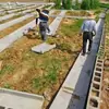 Molde para Canaleta de Horta de Cimento, Placa de Canaleta para Horta, Placa de Canaleta para Horta no Quintal, Calha de Jardim, Molde para Canaleta de Horta
