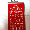 Papel vermelho dinheiro pendurado porta dinheiro recorte de papel decoração de janela adesivo de porta pingente de porta borla de porta boa sorte Ano Novo Chinês