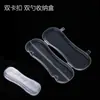 Caja de Embalaje a Prueba de Polvo de Plástico PP Altamente Transparente Caja de Almacenamiento para Vajilla Caja Doble para Cucharas de Bebé Caja para Cucharas Caja de Almacenamiento para Cucharas