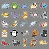 100 pegatinas de animales de dibujos animados para equipaje, tendencia personalizada, pegatinas de graffiti, cuaderno, coche, decoración de comercio exterior
