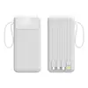 Nuevo producto transfronterizo: un power bank de carga súper rápida con cuatro puertos de carga, diseñado para uso en exteriores, portátil, compacto y se puede llevar en aviones