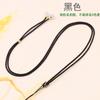 Cuerda colgante de oro, collar tejido a mano DIY, cuerda de jade con hebilla de seguridad, cuerda fina para colgar en el cuello, cuerda para hombres y mujeres, venta al por mayor