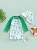 Nuevo Traje de Baño Enterizo con Estampado Integral para Niños Niños Mono de Punto Medio para Niño Traje de Baño para Niños + Gorro