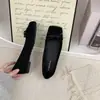 Zapatos Planos Rojos de Gamuza Estilo Retro Francés para Mujer, Primavera 2026, Punta Cuadrada, Bailarinas Suaves para la Noche