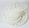Papel para Vaporera para Uso Doméstico, Papel para Vaporera Antiadherente, Papel de Aceite Desechable de Grado Alimenticio, Almohadilla de Tela para Vaporera, Papel Redondo