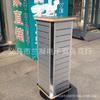 Yiwu balcão quatro lados giratório prateleira de joias display rack display de pingente display de acessórios para celular fábrica vendas diretas