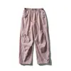 Calça Parachute Casual Plissada Estilo Japonês para Homens e Mulheres, Vibe de Design Tendência, Secagem Rápida, Repelente à Água, Calça Longa para Esportes ao Ar Livre
