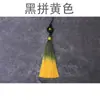 13cm Contas de Transferência Duas Cores Franja Degradê Franja Grampo de Cabelo Pingente Acessórios para Roupas Acessórios de Franja Pendurados Grande Quantidade e Preço Excelente