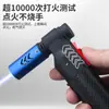Encendedor Leopardo de Fuego Encendedor de Metal Recargable de Soplo Directo para Cigarros Portátil para Exteriores Pistola de Llama de Alta Temperatura Encendedor de Cocina