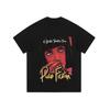 American Street Trendy T-Shirt Hip Hop Kuso Estampado Top Lavado Retro Trendy Marca Casual Manga Longa T-Shirt para Homens e Mulheres Outono