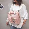 Tutorial bolsa japonesa harajuku bolsa de dor bolsa mensageiro estudante universitário aula mochila escolar mochila ins bolsa de ombro de grande capacidade