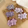 [Niños] accesorios para el cabello color primavera flor toalla anillo para el cabello cuerda para el pelo de niña no daña el pelo alta elasticidad tocado para coleta