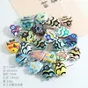 Cuentas sueltas de cerámica de animales marinos, concha, caracola, estrella de mar, cuentas para ensartar, accesorios para manualidades, agujero recto, accesorios de ropa hechos a mano, cuentas de porcelana
