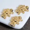 Accesorios para joyería DIY 15*12MM borla de cobre fundido loto pequeño colgante horquilla antigua material para joyería accesorios