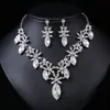 Conjunto de collar retro exagerado con accesorios europeos y americanos de fábrica de origen, accesorios de lujo para banquetes de cristal para mujer, cadena de clavícula