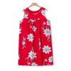 Camisola de Verão para Mulheres, Casual Sem Mangas para Meia-Idade e Idosas, Vestido Novo, Roupa de Mãe, Saia Longa Solta de Comprimento Médio, Roupa de Casa
