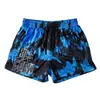 Shorts Esportivos Masculinos Estilo Americano Personalizados para Comércio Exterior Transfronteiriço, Comprimento de Quatro Quartos, Abaixo do Joelho, Respirável, Secagem Rápida para Corrida e Basquete