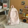 Mochila Estudiantil Impresa de Color Sólido Estilo Bosque, Mochila Fresca de Colores Caramelo, Mochila Simple de Gran Capacidad para Jóvenes Campus