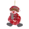 Colgante de Muñeca Bailarina de Navidad Nuevo Transfronterizo, Artículos Pequeños de Decoración Navideña de Tela, Colgante para Árbol de Navidad, Regalos Pequeños
