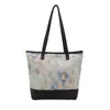 Bolsa Tote Estilo Chinês Retrô para Mulheres 2025 Verão Nova Moda Borboleta Grande Capacidade Trabalho Casual Ombro Bolsa para o Dia a Dia