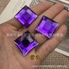 Acrílico Quadrado Malha Solado Rasteirinha Strass Não Poroso 25X25Mm Gema Colorida Quadrada Adesivo Decorativo Material Diamante