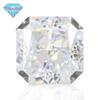 Huagang Gem 9A Ice Flower Cut Square Chanfro Diamante de Alto Carbono Pequeno Octogonal Branco Zircão Pedra Nua Pedra Principal