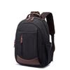 Fornecimento direto transfronteiriço de mochila de lona de moda europeia e americana bolsa de ombro masculina de cor sólida mochila de computador masculina e feminina atacado