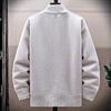 Cárdigan Casual para Hombre Otoño e Invierno de Exportación Transfronteriza Suéter de Cuello Alto Talla Grande Chaqueta Casual Chaqueta Polar Versátil