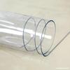 Toalha de Mesa Doméstica de PVC Impermeável e à Prova de Óleo Restaurante Vidro Macio Plástico Transparente Redonda Mesa de Jantar Mesa de Centro Tapete de Mesa Tapete de Borracha