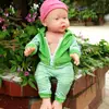 Roupas para boneca American Girl de 18 polegadas conjunto de pelúcia com capuz 43cm boneca de verão animal fofo pijama com zíper