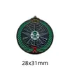 Emblema Nacional Saudita Insígnia Adesivo para Celular Padrão Palmeira e Cimitarra Insígnia de Metal Presente Comemorativo Fonte de Fábrica Transfronteiriça