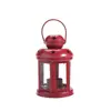Luz de encontro em poesia castiçal de ferro spray cor retro vento lâmpada lanterna ornamentos castiçal portátil atacado